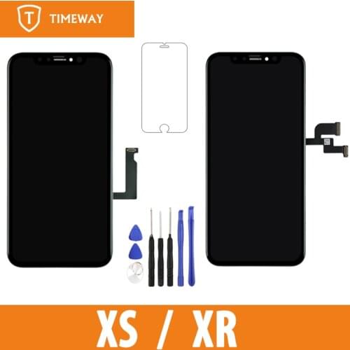 Grade Display For iPhone XS/ XR For Tianma OLED OEM Touch Screen With Digitizer Replacement Assembly Parts Black
