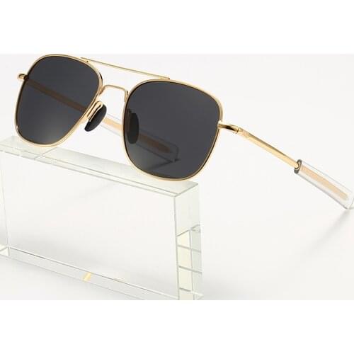 JackJad Classic Men Army MILITARY Pilot Style Polarized Sunglasses 52mm Top Metal Quality Brand Design Sun Glasses Oculos De Sol