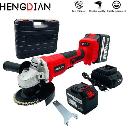 125mm Angle Grinder 21V Cordless Rechargeable Brushless Electric Angle Grinder