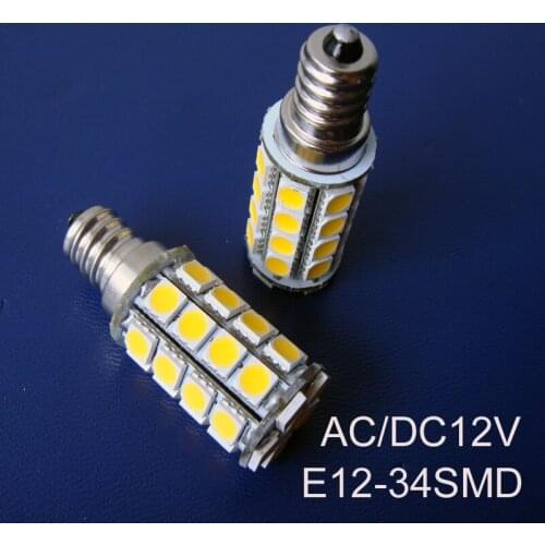 High quality 5050 AC/DC12V E12 led light,led e12 bulbs 12V E12 led lamps free shipping 10pcs/lot