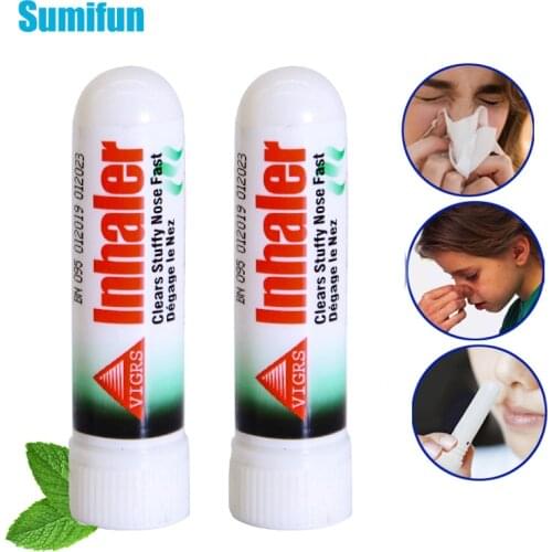 100% Original Thailand Nasal Inhaler Refresh Runny Nose Cold Cool Herbal Ointment Essential Oils Rhinitis Mint Cream P0066