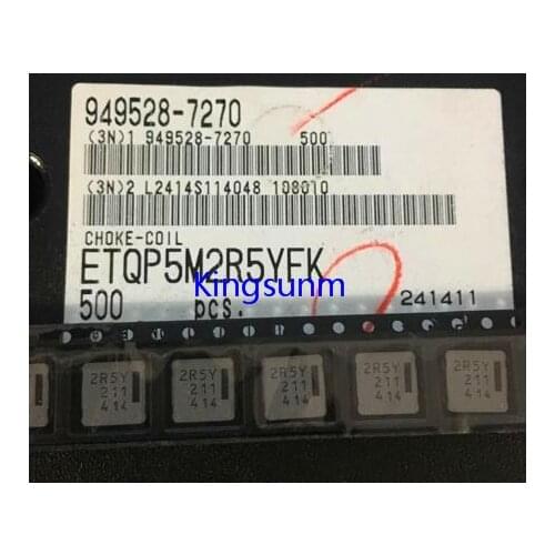 Free shipping 10pcs ETQP5M2R5YFK PAN 2.5uh patch high current power inductor 8.5*8.5*5mm