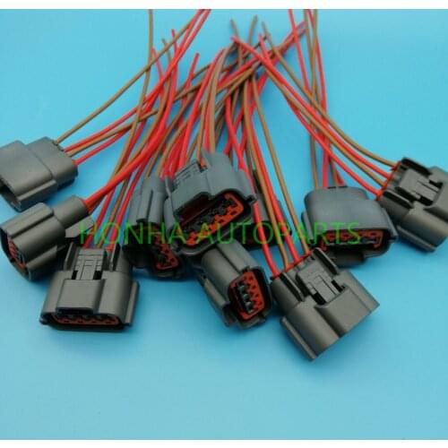 Free shipping 2/5/10/20/50/100 pcs/lots 4 Pin 6098-0144 Alternator Repair Connector With Wire Harness Pigtail