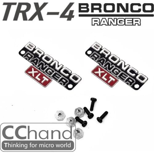Side Logo Sticker for 1/10 Scale TRX4 T4 TRAXXAS Sticker With Screw Can Pasted or Drilling Installation