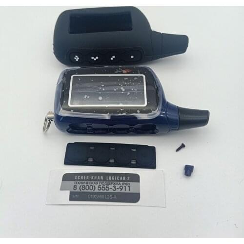 Case keychain key body +silicone key cover for Scher-khan Logicar 1 2 3 4 5 6 I A B two way remote controller