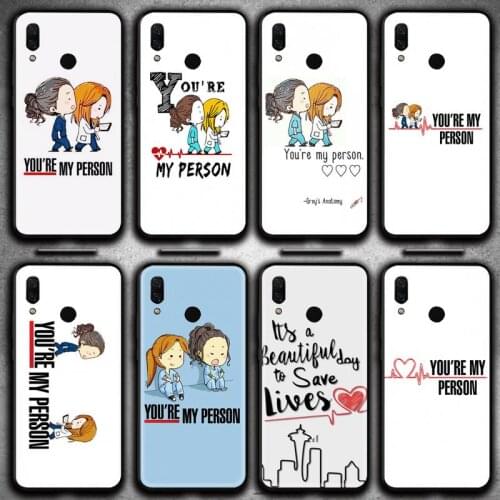 Greys Anatomy You are my person Phone Case Huawei Y6P Y8S Y8P Y5II Y5 Y6 2019 P Smart Prime Pro