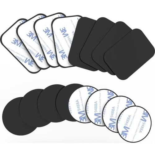 Phone Holder Metal Plate Replacement Kits With 3M Adhensive For Magnetic Cell Phone Support Car Mount Holder Accessories