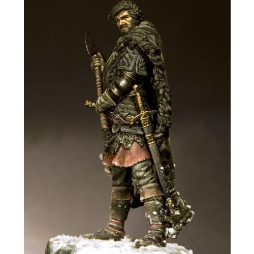 New Unassembled 1/24 75mm ancient officer Century stand (WITH BASE ) Resin Figure Unpainted Model Kit