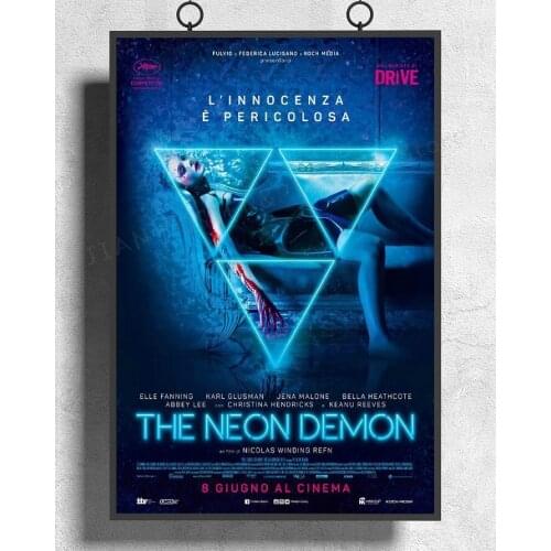 H140 THE NEON DEMON Movie Wall Sticker Silk Poster Art Home Decoration