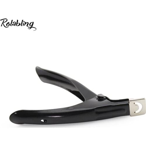 Nail Art Clipper Black Edge Cutter UV Acrylic False Nail Tips Finger Nail Clipper Scissor Cutter Manicure Pedicure Tools