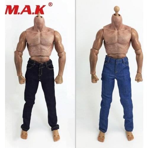 1:6 scale male man Jeans pants trousers clothes model toy fit for 12 inches coolmodel body figure action figure accessories