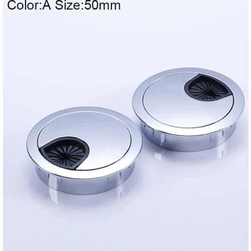 Desk Cable Hole Cover Zinc Alloy Base Table Wire Outlet Port Computer Grommet Surface Line Box SP99