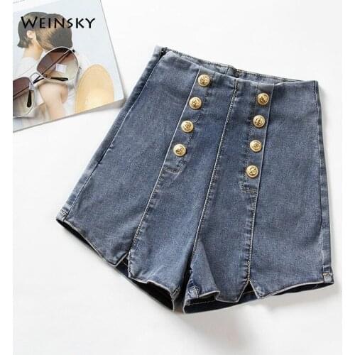 New Women Fashion Denim Shorts Summer Casual Style Jeans