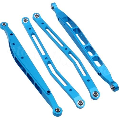 Axial AX90026 Yeti Option Parts Aluminum Alloy Rear Link Upper / Lower Linkage AX31109 For 1/10 Rock Racer Crawler Upgrade RTR