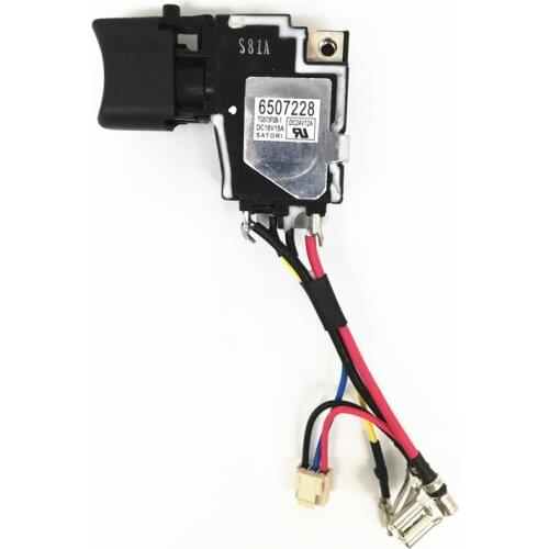 18V Switch 650722-8 650241-4 for Makita TD134D DTD134 BTD134 BTD134Z BTD146 DTD146 BTD146Z 6507228 6502414