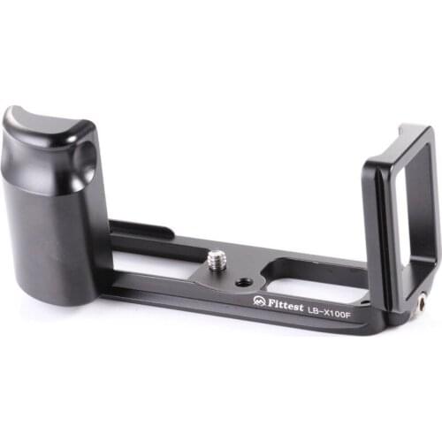 QR Quick Release Vertical L Bracket Plate Handle Grip for Fuji Fujifilm X100F Camera Tripod