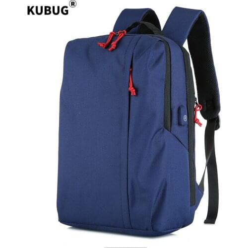 KUBUG Men Anti Theft Backpack USB Charging Laptop Backpack Multifunction Waterproof Women High Quality School Bag Travel Bagpack