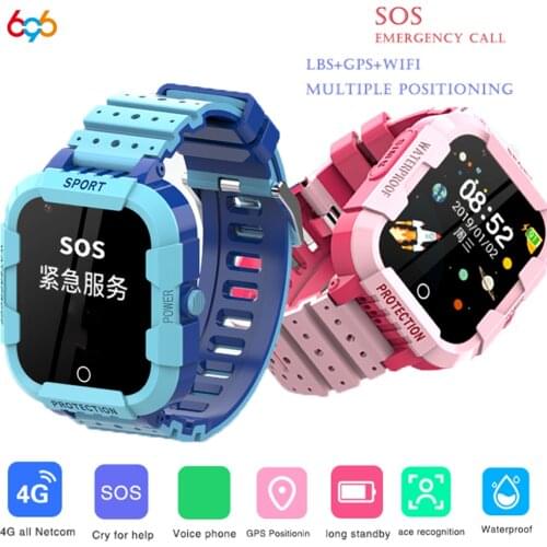 696 DF39Z Kids Smart Watch 4G GPS Smartwatch Wifi Tracker Touch Screen SOS SIM Phone Call Waterproof Children Camera Watch DF39