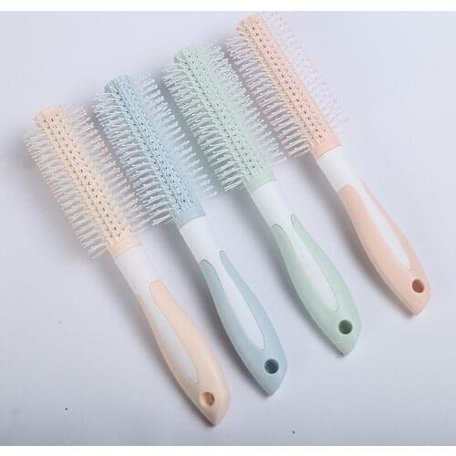Women Hair Scalp Massage Comb Bristle Nylon Hairbrush Wet Curly Detangle Hair Brush for Salon Hairdressing Styling Tools
