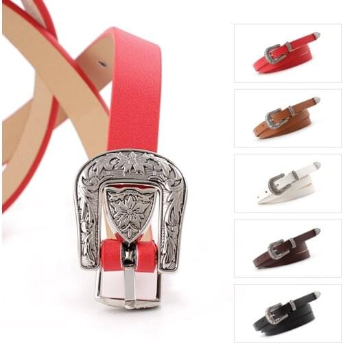 Dandali Women Black Leather Western Cowgirl Waist Belt Metal Buckle Waistband New Hot Belts For Women Luxury Designer Brand