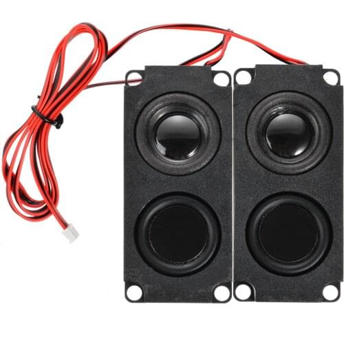 1 Pair Portable TV Audio Speaker Full Range 3D Stereo Music Surround Loudspeaker Mini Speaker Sound For LCD TV