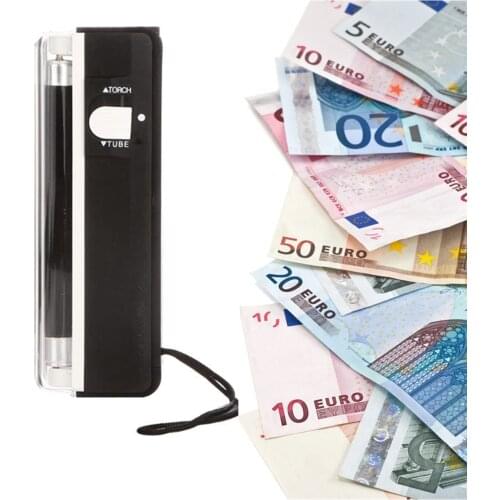 5W 6V Currency Detector Counter Marker fake money cash Portable UV Ultra Violet LED Light Torch Lamp ID Card banknote bill
