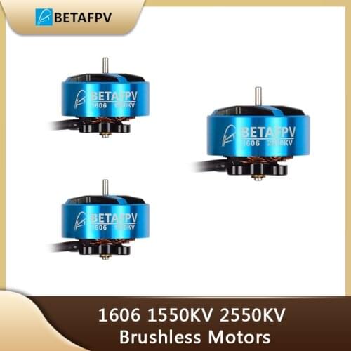 BETAFPV 1606 1550KV 2550KV Brushless Motors for the 4-5 inch Toothpick Quad, such as TWIG ET5, TWIG Mutant 4'' and X-Knight 4