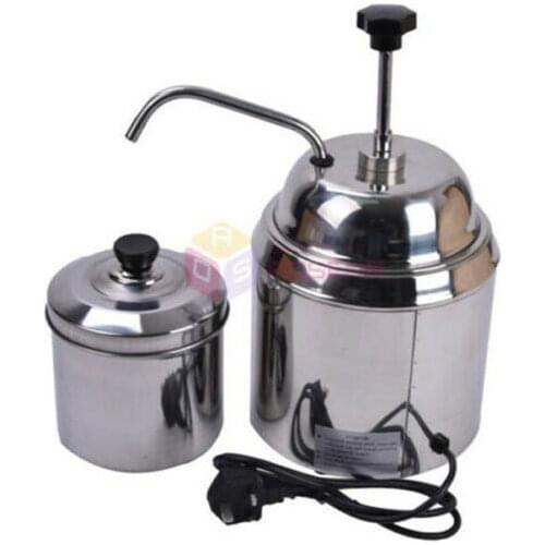 CE 110V/220V Hot Nacho Fudge Dispenser Warmer Chocolate Cheese Heating Machine