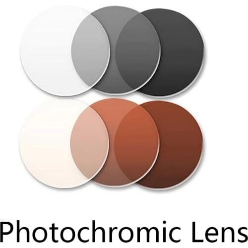1.56 1.61 1.67 1.74 Index Photochromic Lens Anti Blue Light Chameleon Transition Grey/Brown Lenses UV400 Anti Reflection Scratch