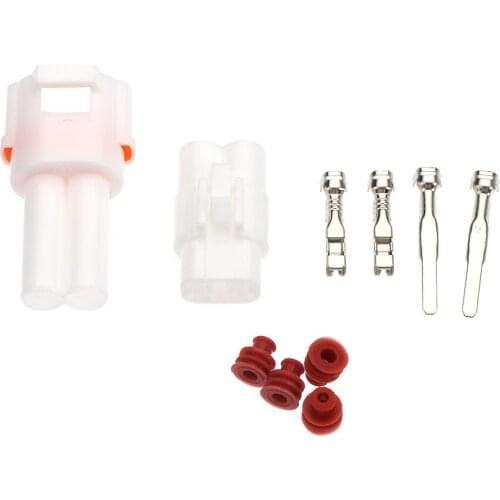 1/5/10/20sets Sealed 2Pin MT090 Male Female Plug Connector Housing Waterproof Auto Connector Motorcycle 6187-2171 6180-2181
