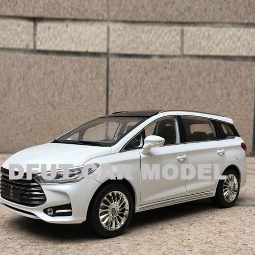 Diecast 1:18 Alloy Toy Car Model BYD MAX DM of Childrens Toy Cars Original Authorized Authentic Kids Toys