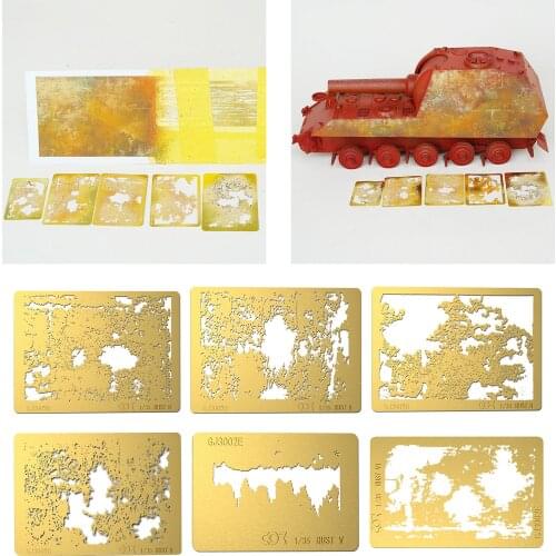 DIY Model Making Painting Parts Stenciling Template Spray Hobby Craft New