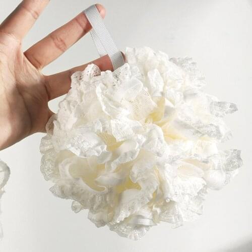 Bath ball big back rub super soft bath flower lovely girl bath flower high-grade non-loose bubble bath ball