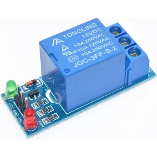 10PCS 12V low level trigger 1 Channel Relay Module interface Board Shield For PIC AVR DSP ARM MCU Arduino Free Shipping