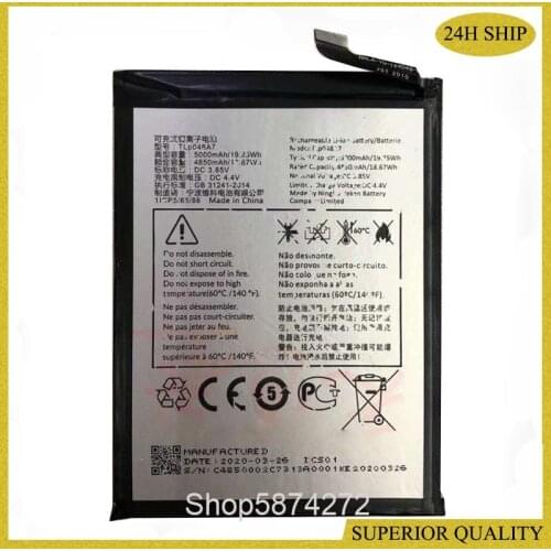 Original New 5000mAh Battery TLP048A7 for Alcatel TLP048A7 Cell Phone Battery