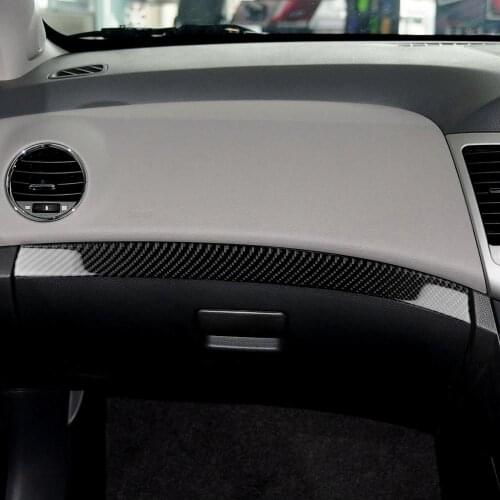 Carbon Fiber Cover Trim Strip Interior 3D Sticker For Chevrolet Cruze 2009-2015 Car Instrument Panel Trim
