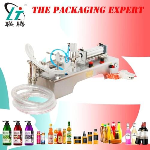 Fully Pneumatic Filler Liquid Water Liquor Shampoo Filling Machine Semi Auto Ejuice Eliquid Milk Drinks Condiment Free Shipping