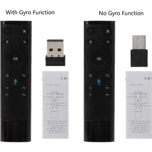 Q5 Voice Control Gyro Air Mouse With Microphone 3 Axis Gyroscope Remote Control For Smart TV Android Box