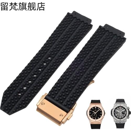 Silicone Rubber watch band Suitable For HUBLOT BIG BANG 26*19MM Waterproof Men Watch Strap watch bracelets