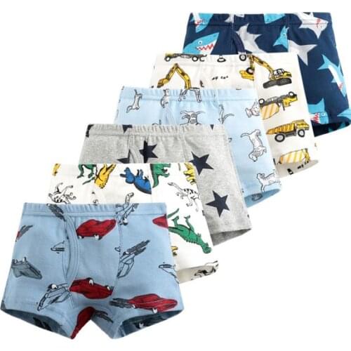 3 Pcs/lot Cartoon Kids Boy Underwear For Baby Childrens Underpants Briefs Boys Underware Pants For 3-11 Y
