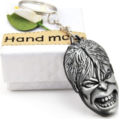 Vintage Metal Hulk Keychain Gadgets For Men Retro Super Hero Key Chain On Pants Car Trinket Male Jewelry Party Gift Souvenirs