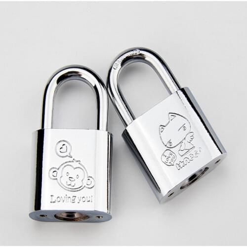 Key lock door lock padlock anti-theft lock office cabinet household dormitory small lock small size