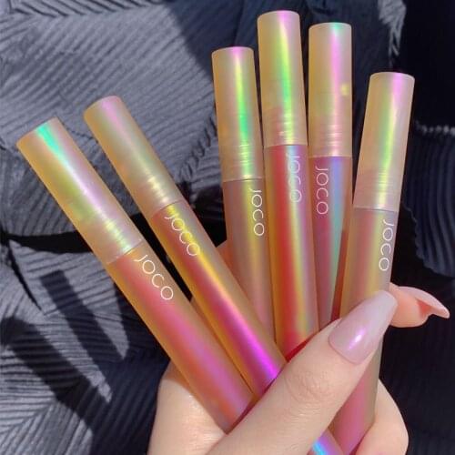 JOCO Shell Mirror Water Gloss Lip Glaze Lipstick Female Summer Cheap Lip Gloss Student Glass Lip Gloss Vitality Tomato TSLM1