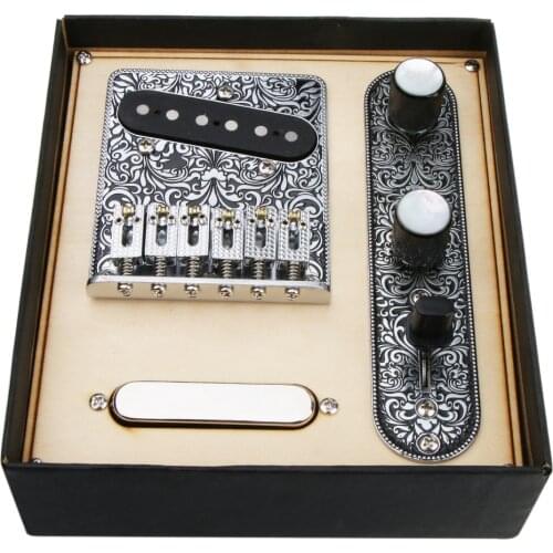 1 Set Loaded Prewired Control Plate Bridge Stringed Instruments Replacement for Telecaster Guitar