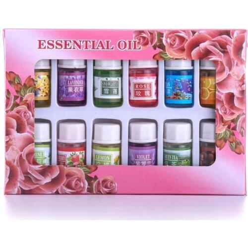 12Pcs Water Soluble Essential Oil For Humidifier Air Purifier Incense Aromatherapy Lamp Relieve Body Stress Freshen Air