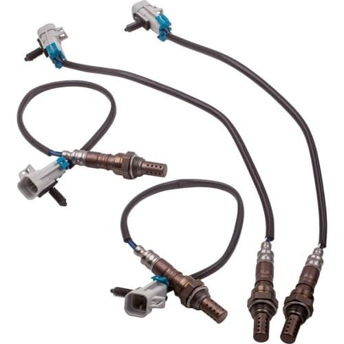 4 Pcs O2 Lambda Sensors Oxygen Sensors for GMC Sierra 1500 5.3L 2005 234-4668 for Chevrolet Tahoe LS - 5.3L For Buick Rendezvous