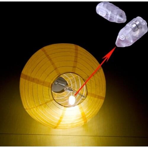 50pcs/lot Mini LED Balloon Lamp LED Ball Light for Paper Lantern Party Christmas Decoration White