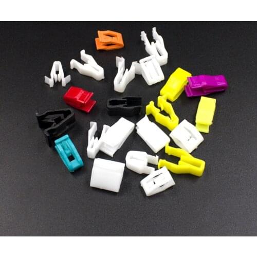 Mix 50 Pcs Auto Instrument console plastic clip Car Dashboard Trim panel U Type fastener