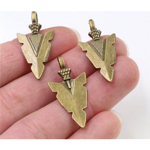 8pcs Charms indian arrowhead dagger 28x15mm Antique Making pendant fit,Vintage Tibetan Bronze,DIY bracelet necklace