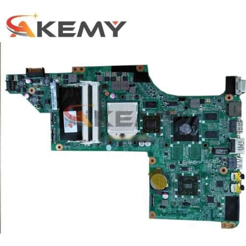 Akemy 615686-001 630833-001 For HP Pavilion DV7-4000 Laptop Motherboard DA0LX8MB6E1 Socket s1 HD5470 graphics Free cpu